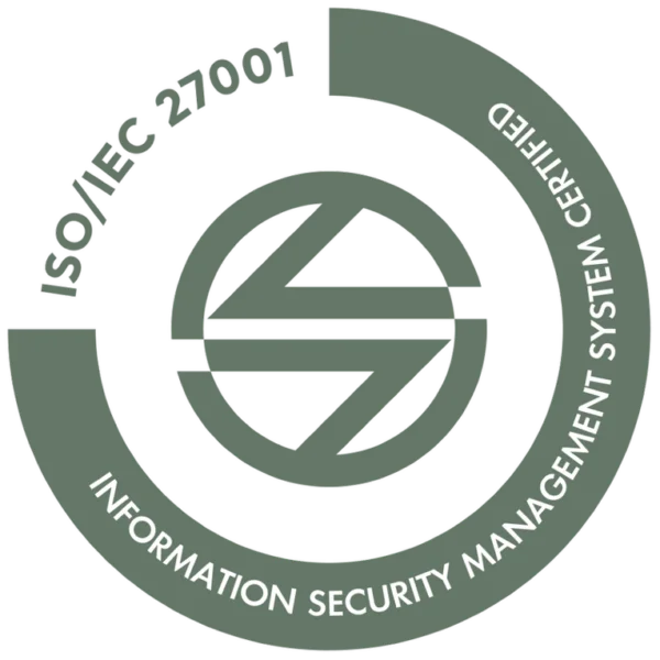 ISO/IEC 27001 Information Security Management System Certified